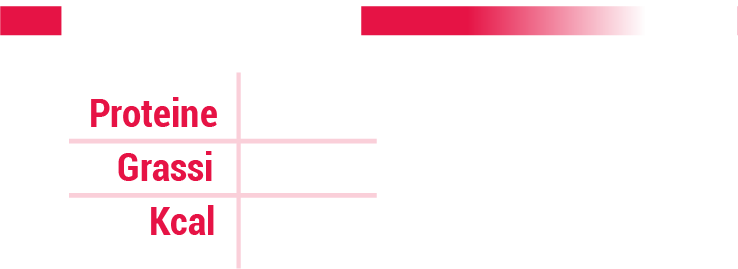 Tabella dei valori nutrizionali dei croccantini Barkin Beef: 24% proteine, 14% grassi, 3920 Kcal/kg.